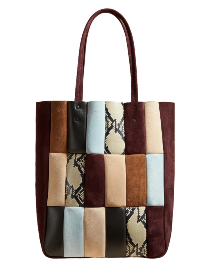 Zoe Patchwork Tote - Rouge Noir Multi