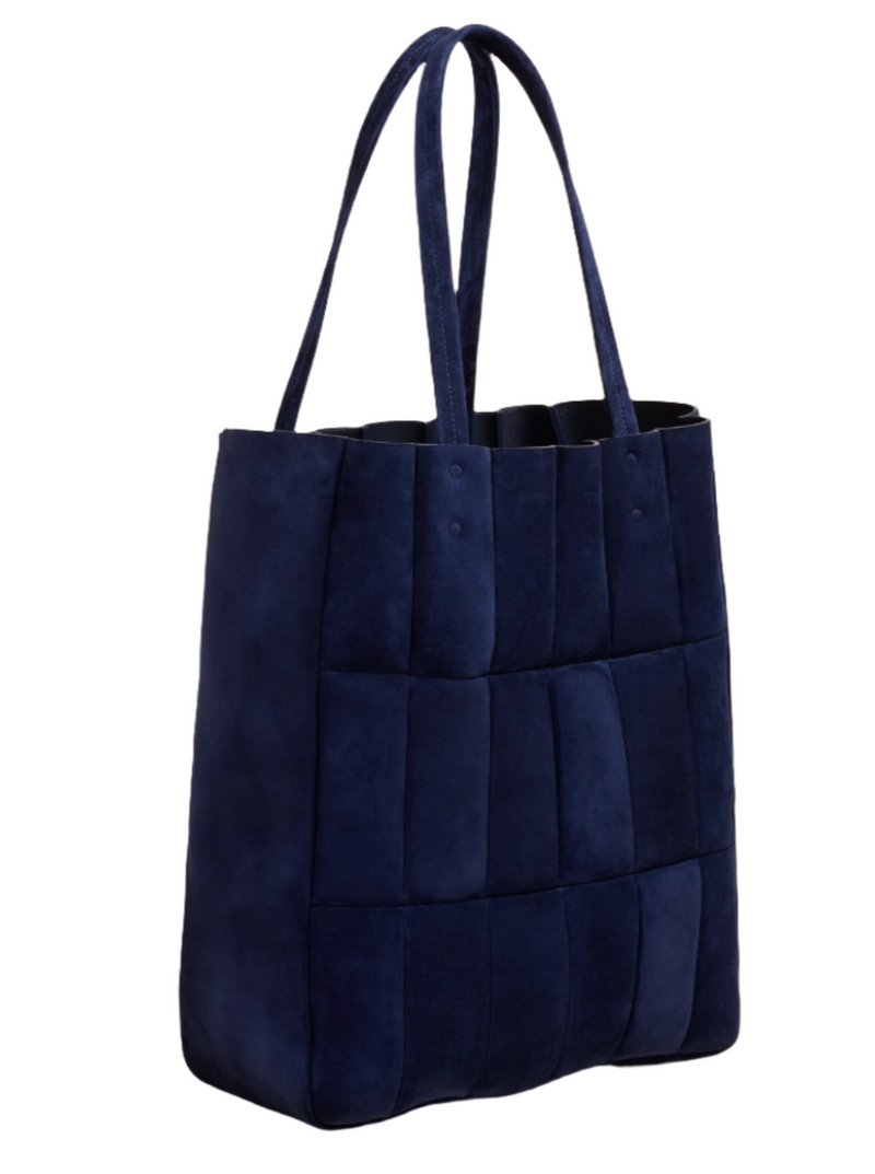 Zoe Patchwork Tote - Midnight Navy