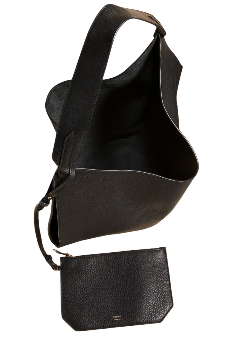 Lotus Medium Tote - Black