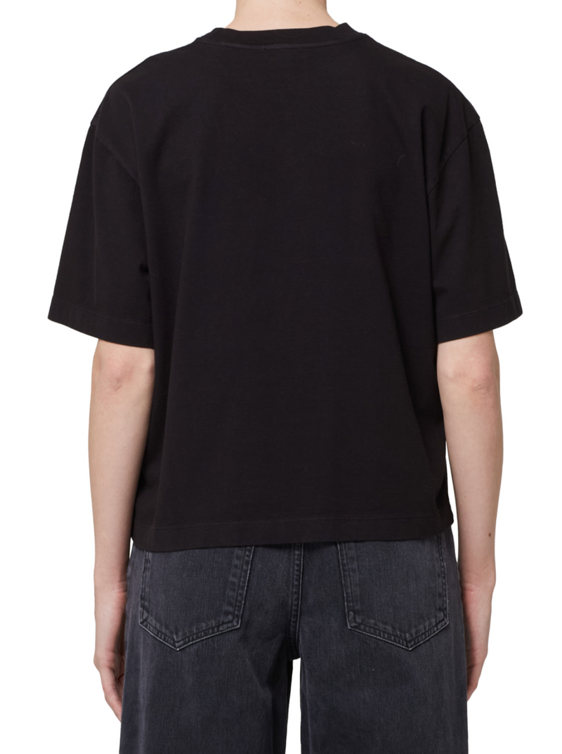 Sulma Drop Shoulder Tee - Black