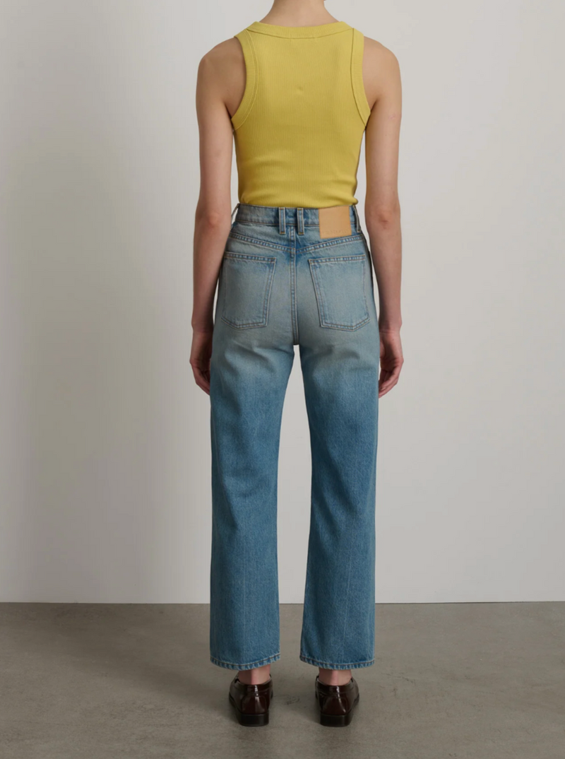 Plein High Straight Jean - Hudson Wash