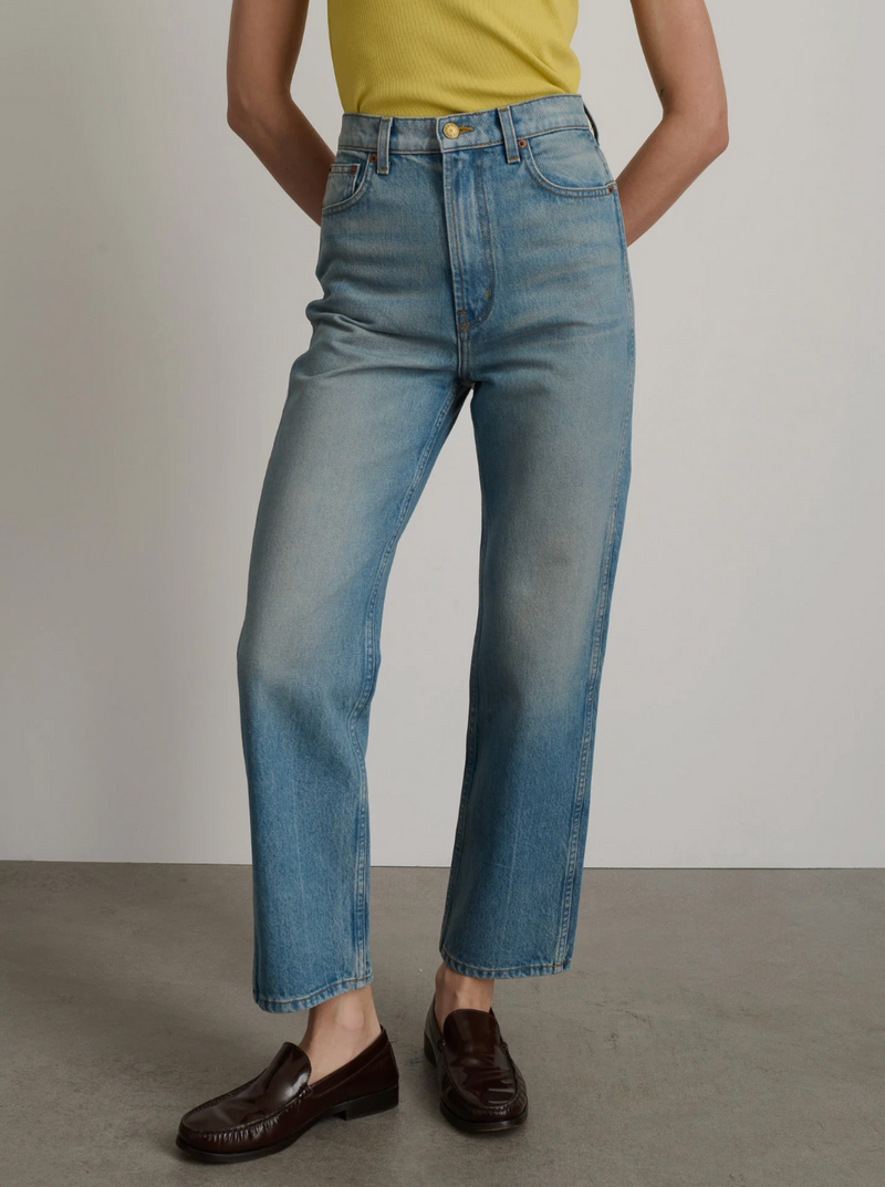 Plein High Straight Jean - Hudson Wash