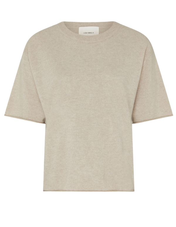 Cila Cashmere T-Shirt - Sand