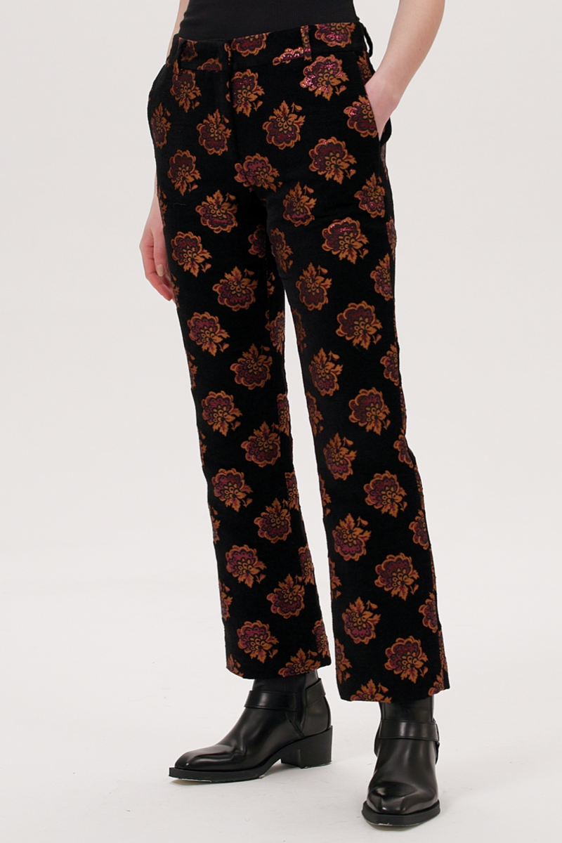 24/7 Pants - Rosette Jacquard