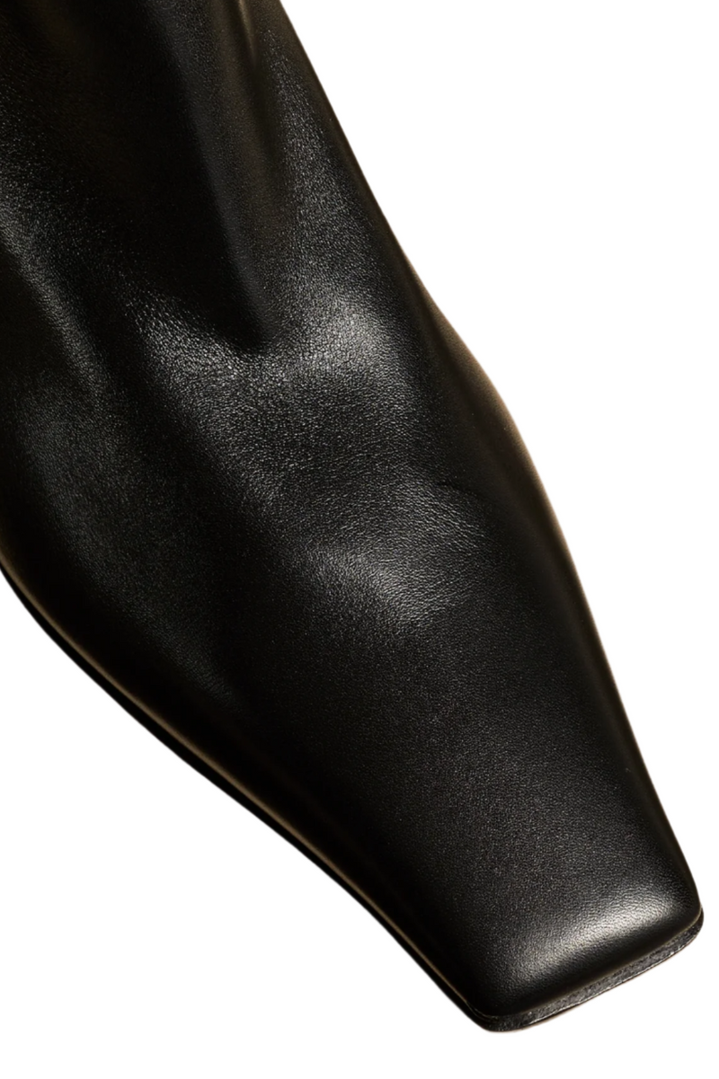 Marfa Flat Knee-High Boot - Black