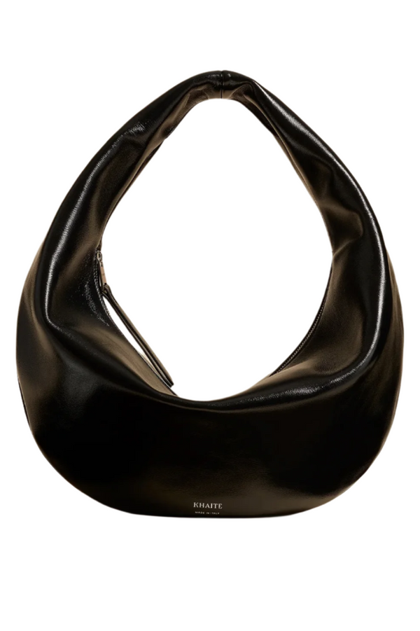 Olivia Hobo Medium - Black Patent Leather