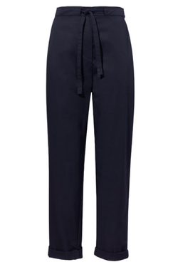 Preston Drawstring Pants in Tech Cotton - Black