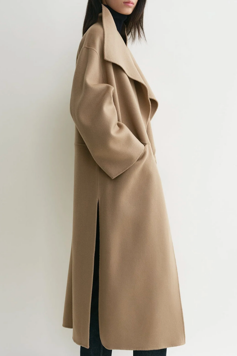 Signature Wool Coat - Truffle