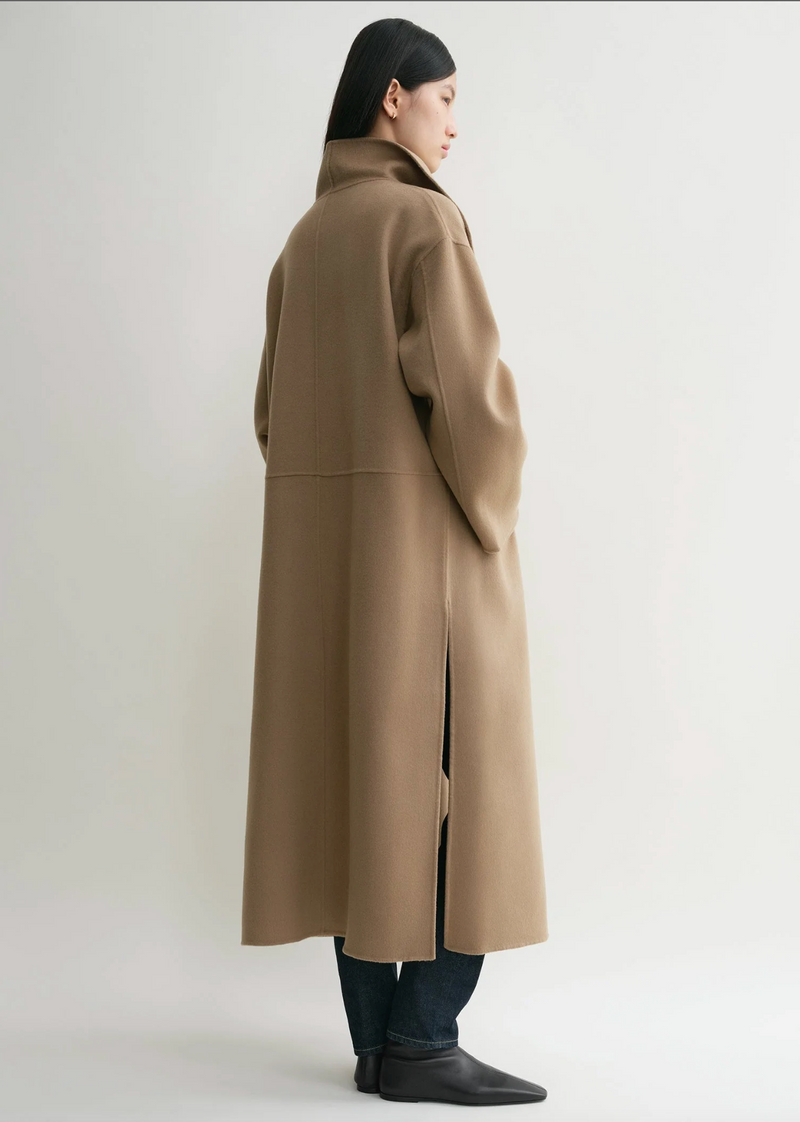 Signature Wool Coat - Truffle