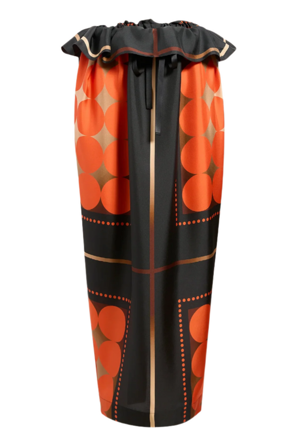 Lilila Skirt - Orange Multi