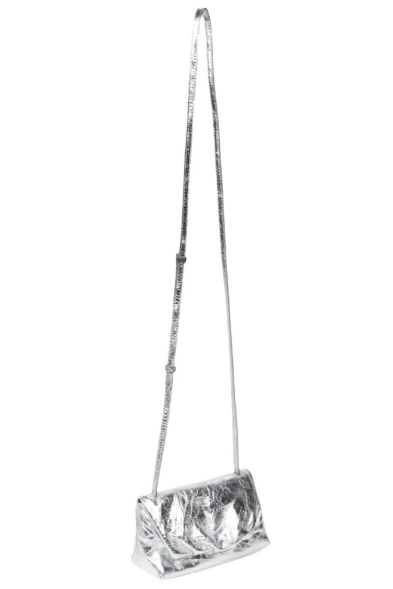 Pillow Crossbody Bag - Silver