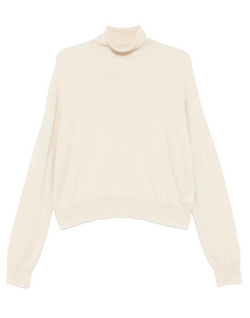 Mazzy Turtleneck - Ivory Melange