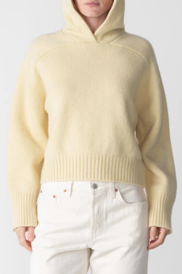 Cashmere Hoodie - Yellow