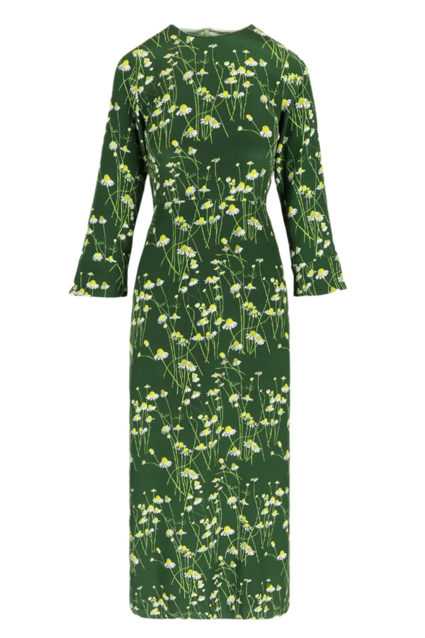 Harry Dress - Green Daisies