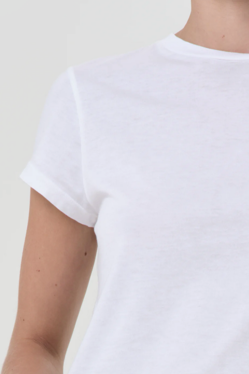 Adine Shrunken Tee - White