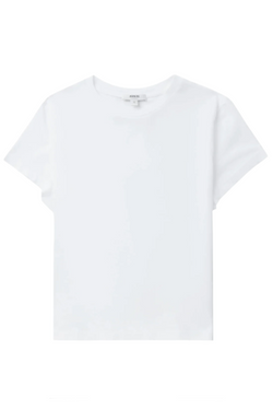 Adine Shrunken Tee - White