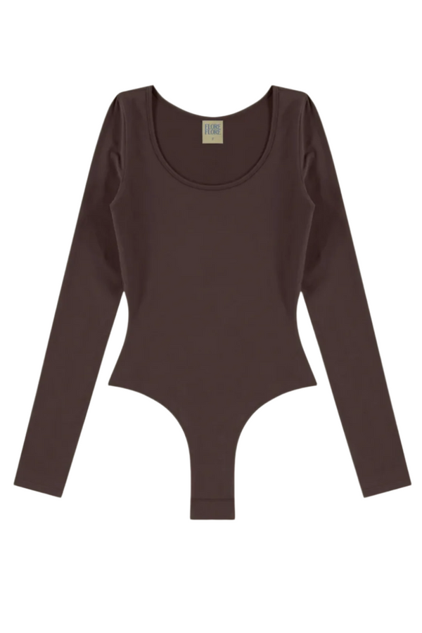 Yoli Bodysuit - Choco Plum