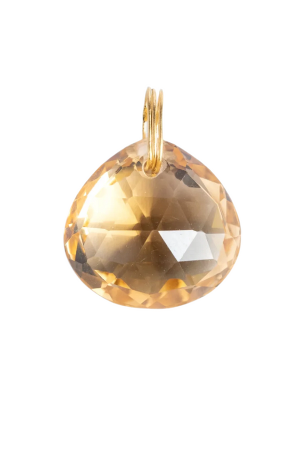 Briolette Pendant - Citrine