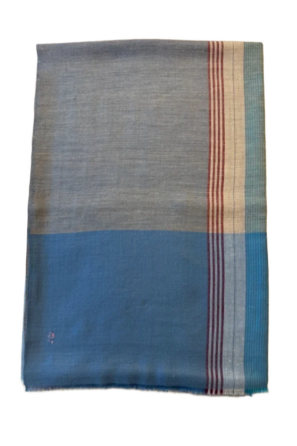 Stripe Scarf - Blue