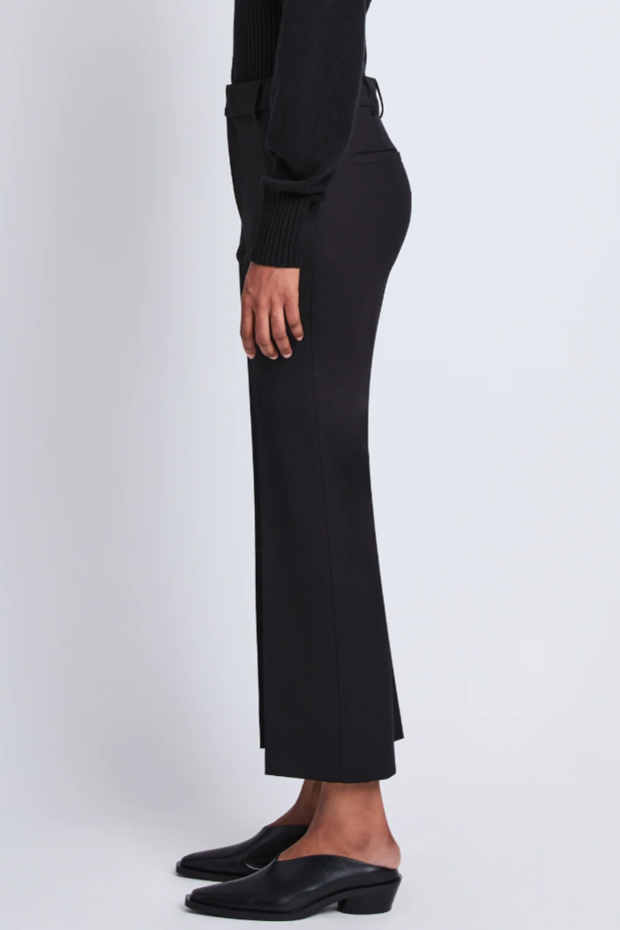 Marlene Pant in Tropical Wool - Black