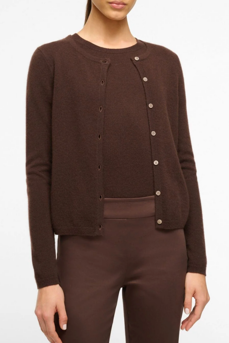 Cashmere Midnight Cardigan - Dark Chocolate