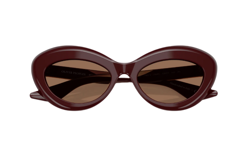 KHAITE X OLIVER PEOPLES 1968C - Burgundy/Brown