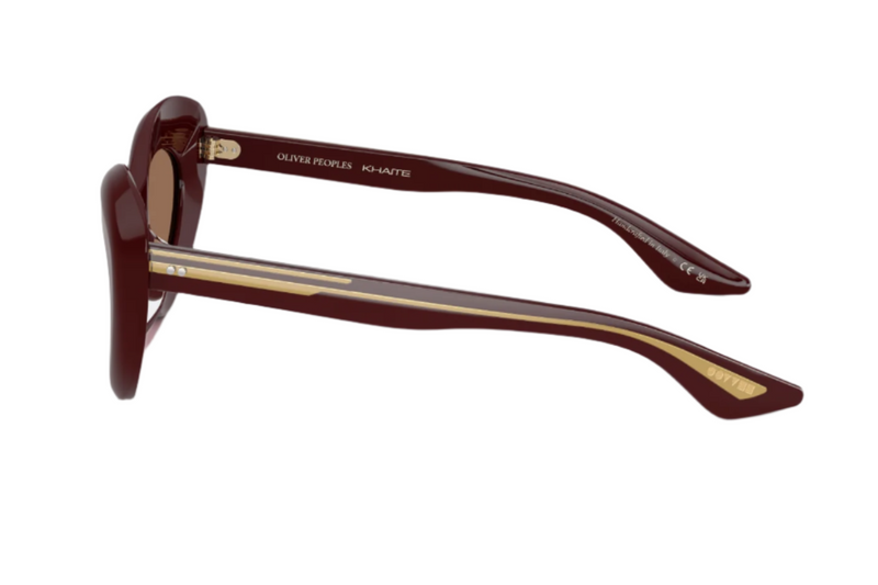 KHAITE X OLIVER PEOPLES 1968C - Burgundy/Brown