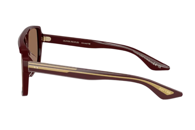 KHAITE X OLIVER PEOPLES 1977C - Burgundy/Brown