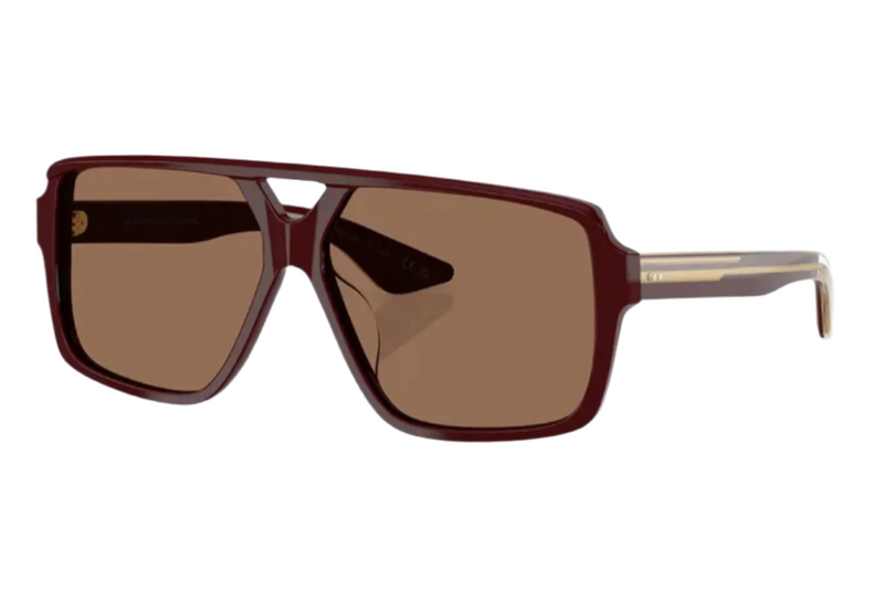 KHAITE X OLIVER PEOPLES 1977C - Burgundy/Brown