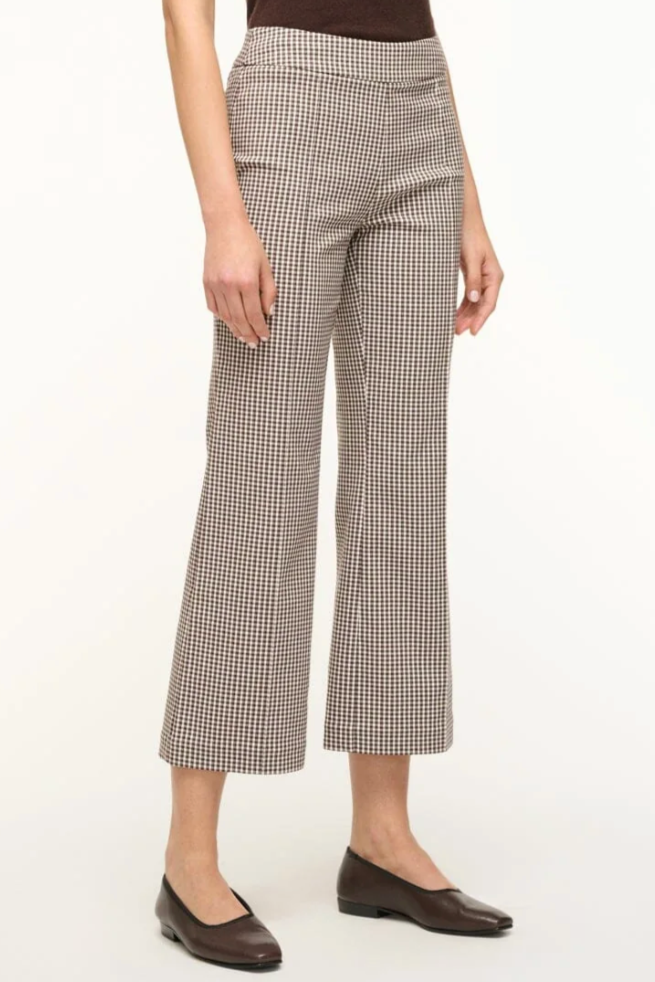 Knack Pant - Dark Chocolate Micro Check