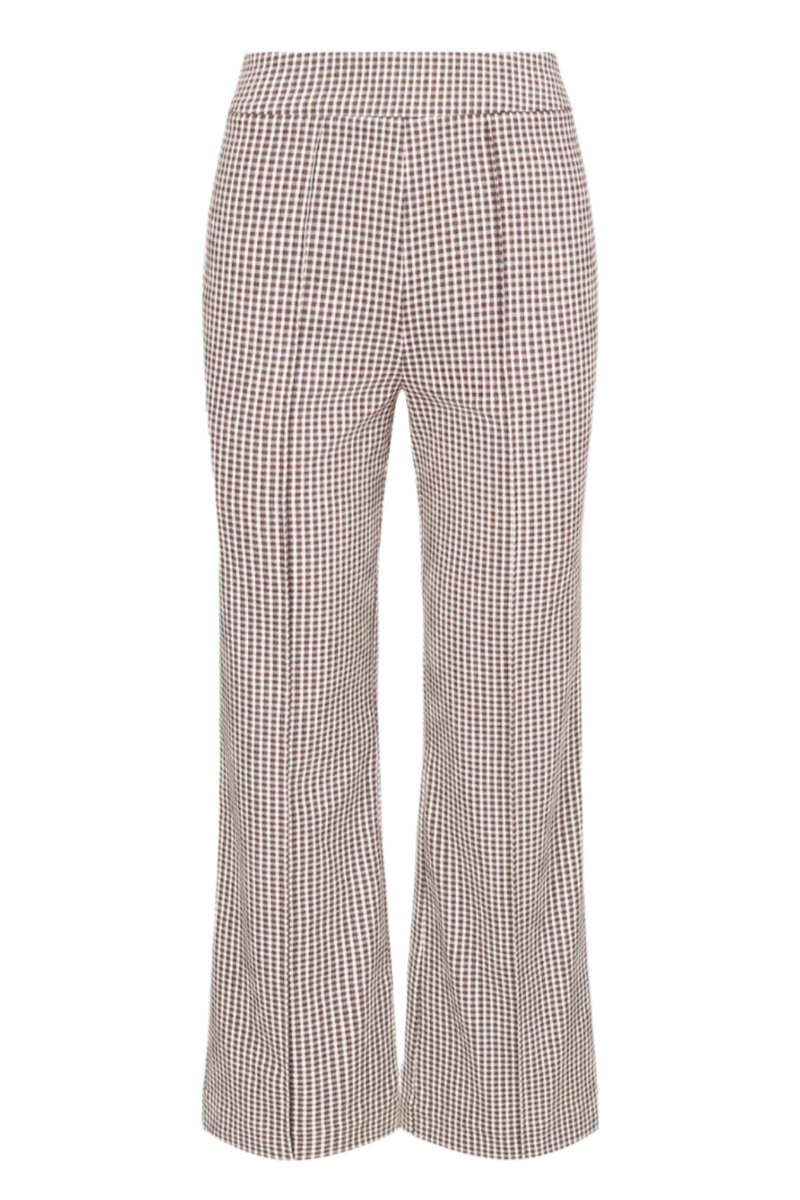 Knack Pant - Dark Chocolate Micro Check