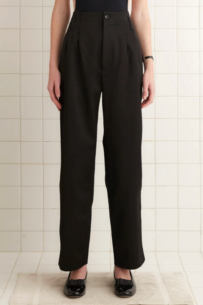 Tuxedo Braid Murray Trousers - Black