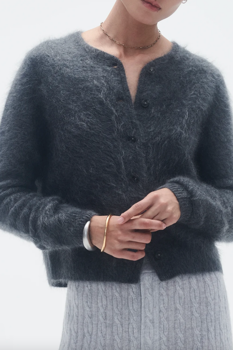 Grizzly Cardigan - Charcoal