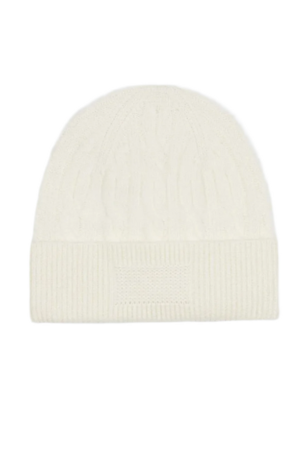 Cable Beanie - Cream