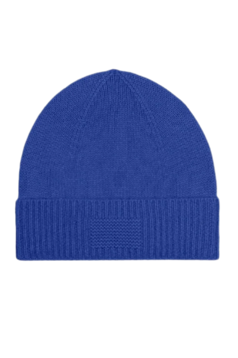 Rib Cuff Beanie - Cobalt