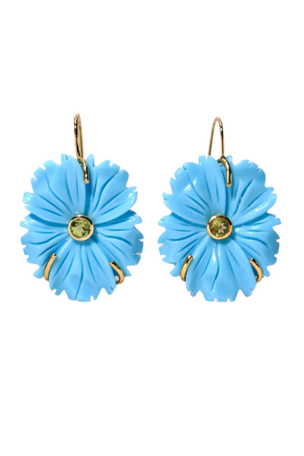 New Bloom Earrings - Cerulean