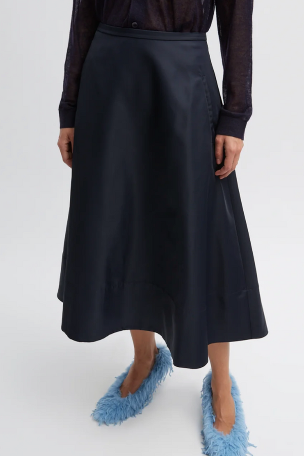 Eco Nylon Circle Skirt - Navy