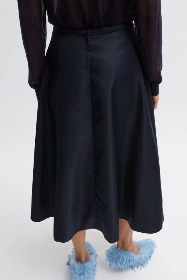 Eco Nylon Circle Skirt - Navy