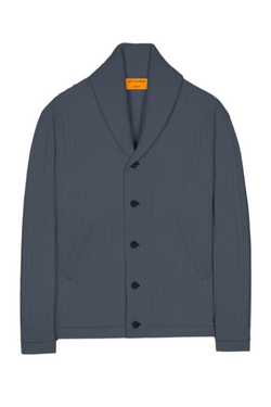 Varsity Cardigan - Charcoal