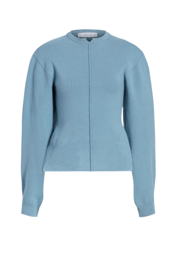 Carolina Sweater in Souffle Knit - Lark Blue