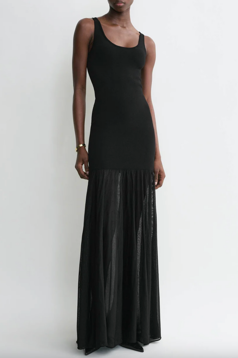 Evening Tank Dress - Black