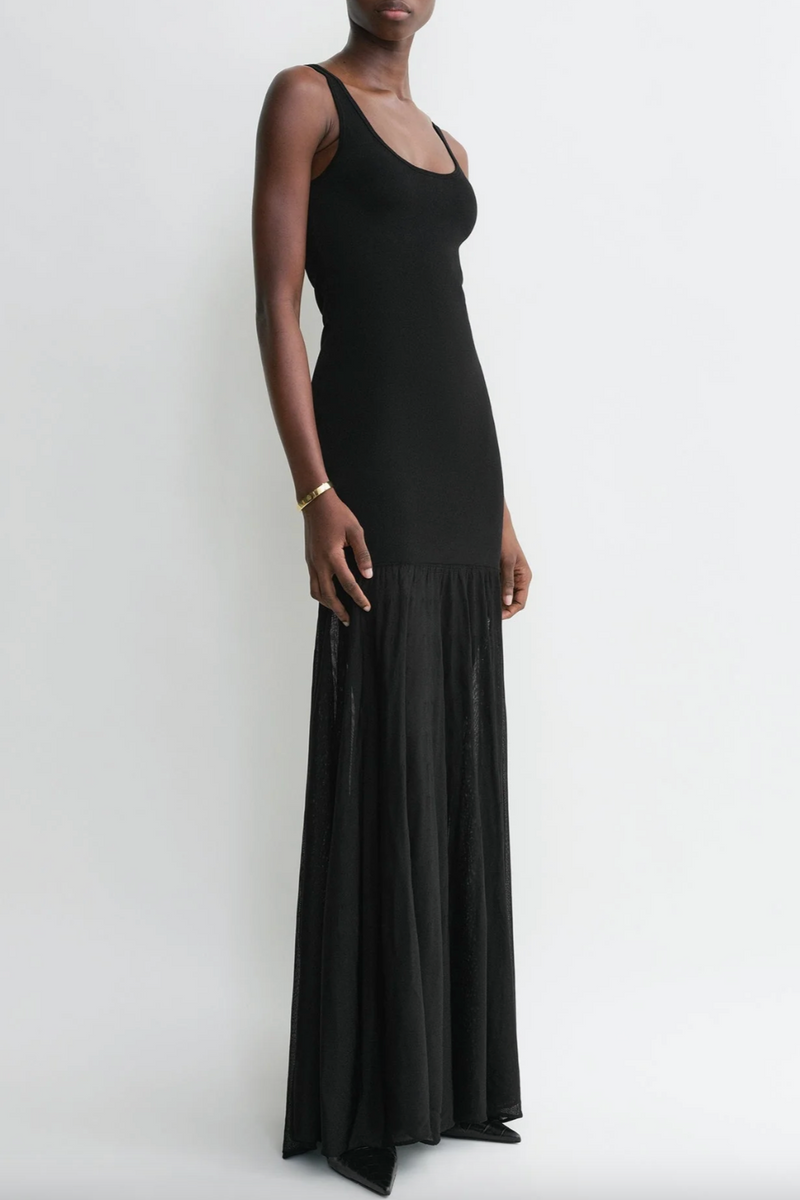 Evening Tank Dress - Black