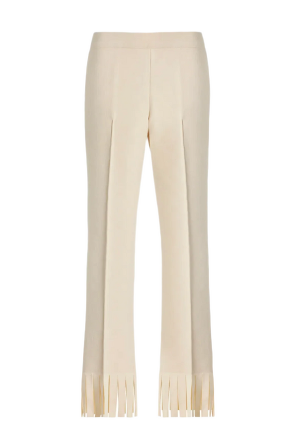 Fringed Louis Pant - Ecru