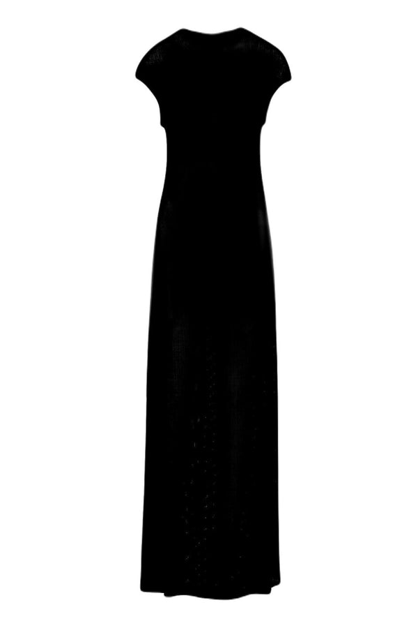 Macy Dress in Velvet - Black