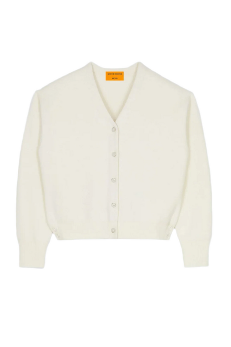 Collegiate Cardigan in Cashmere - Cream