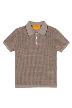 Shrunken Polo - Chestnut/Cream