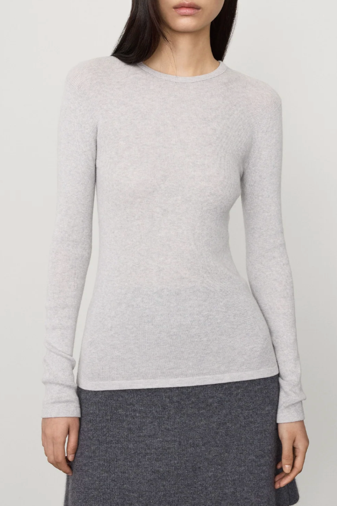 Vivian Long Sleeved T-Shirt - Misty Grey