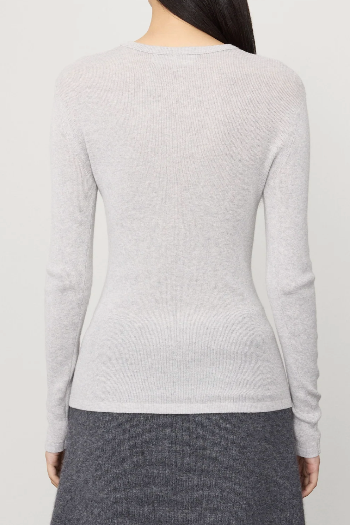 Vivian Long Sleeved T-Shirt - Misty Grey