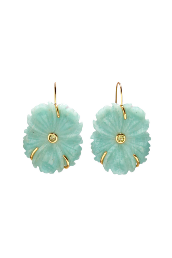 New Bloom Earrings - Sea Foam