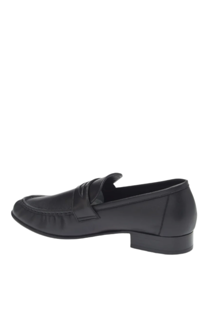 Ruched Loafer - Black